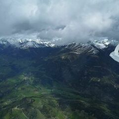 Flugwegposition um 09:57:43: Aufgenommen in der Nähe von Ranten, 8853, Österreich in 2656 Meter